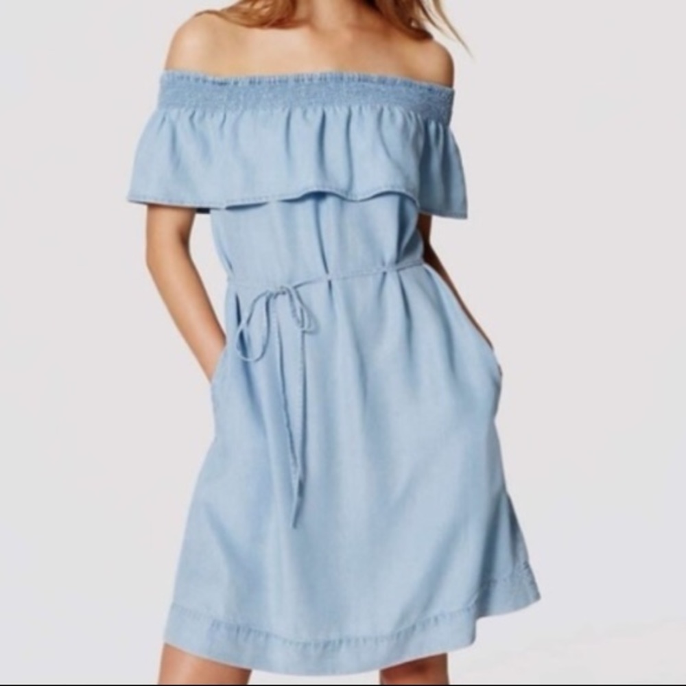 LOFT Off-the-Shoulder Dress - XS